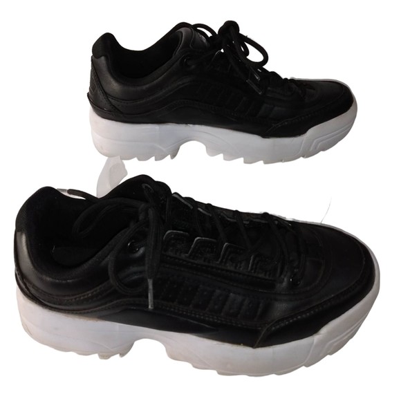Avia Shoes - Avia Women's Black Athletic Blade Sneakers WMA|19ES025 Size 7